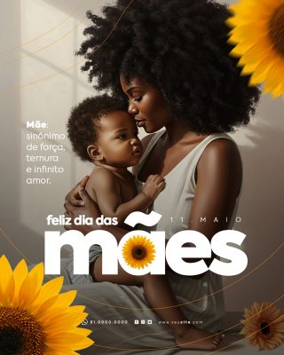 Feliz Dia das Mães 11 de Maio Social Media PSD Editável
