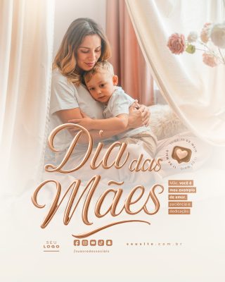 Dia das Mães Social Media PSD Editável