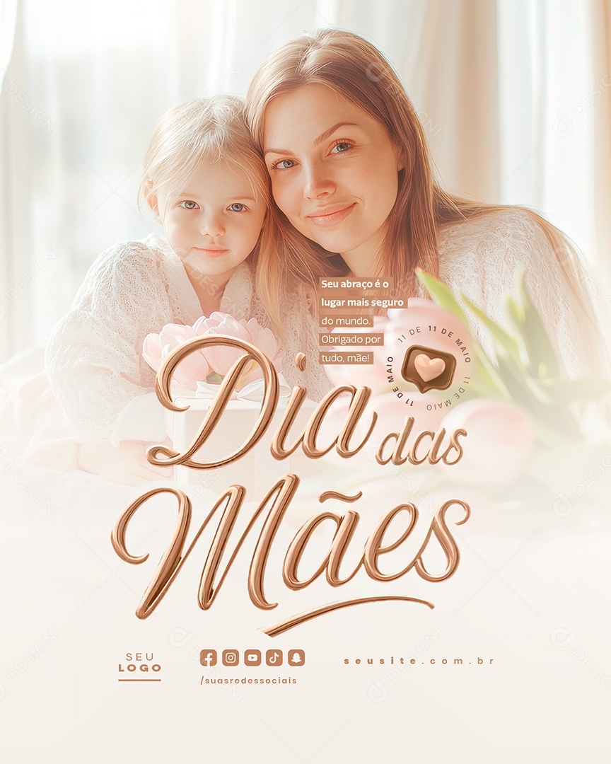 Dia Das Mães Social Media PSD Editável