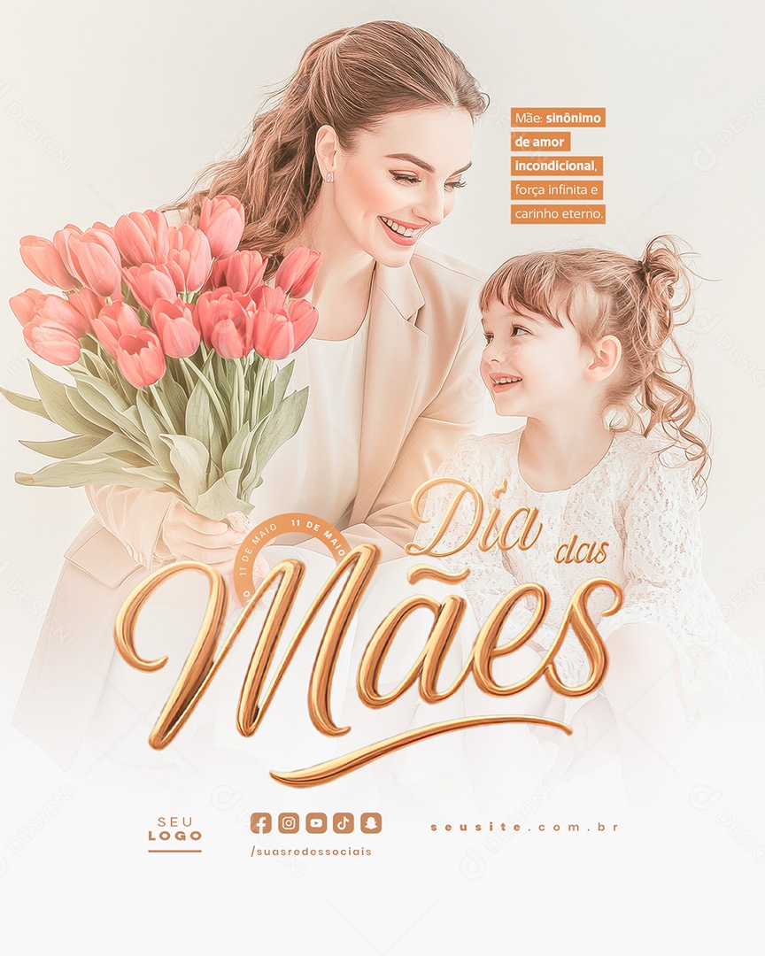 Dia Das Mães Social Media PSD Editável