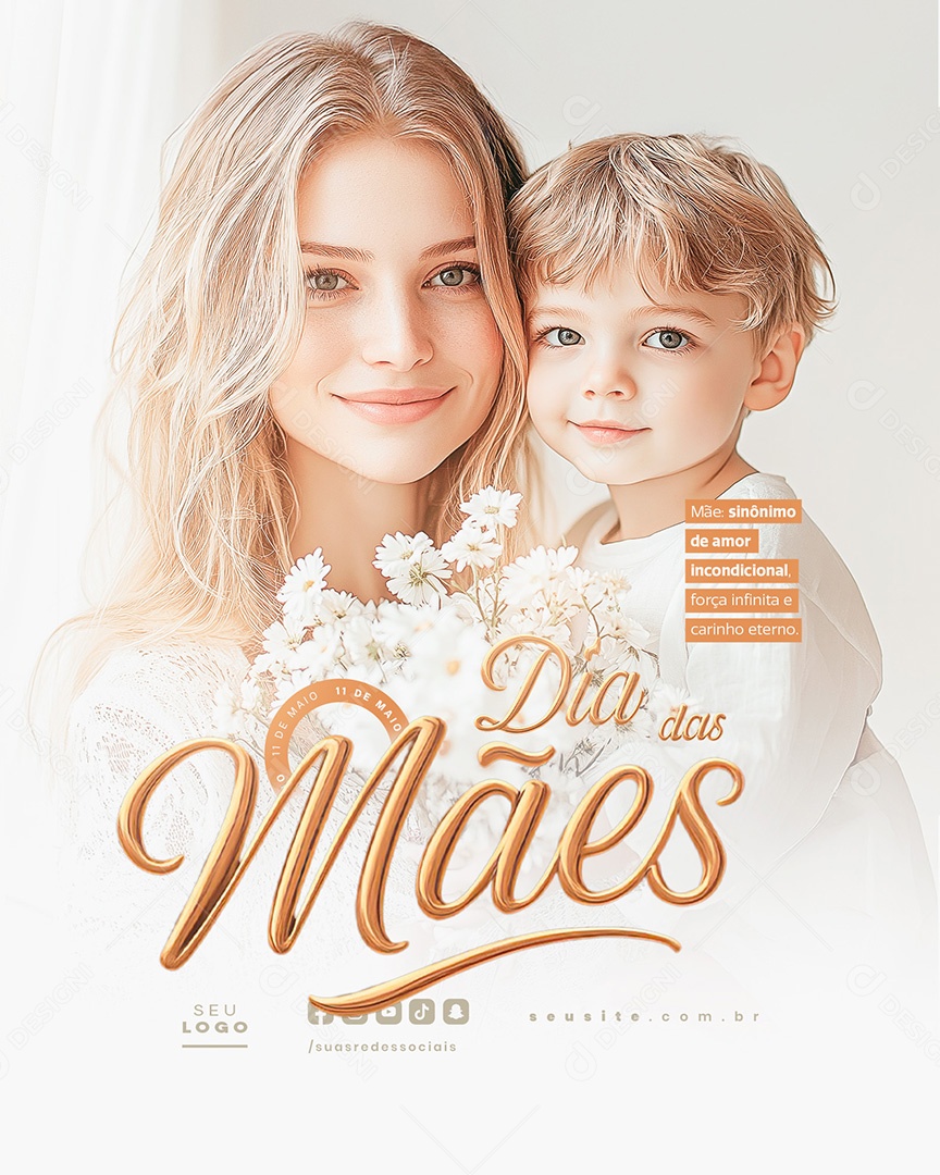 Dia Das Mães Social Media PSD Editável