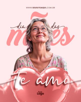 Dia das Mães Social Media PSD Editável