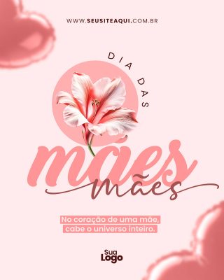 Dia das Mães Social Media PSD Editável