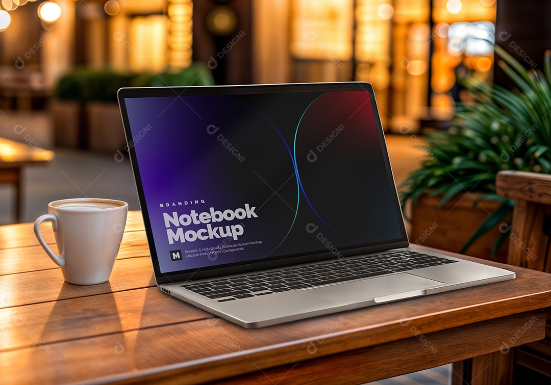 Mockup Computador PSD Editável