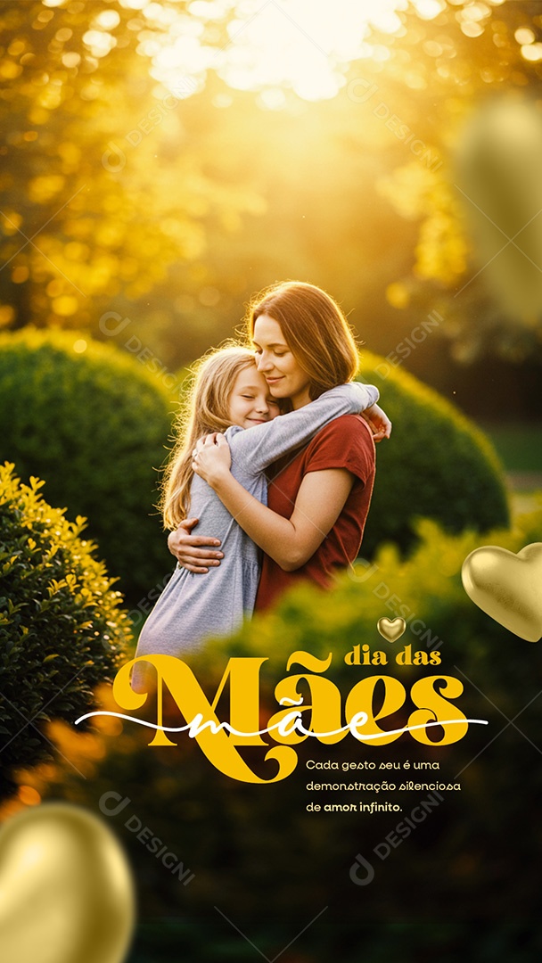 Story Feliz Dia das Mães 11 de Maio Social Media PSD Editável