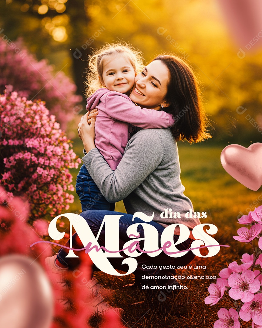 Feliz Dia das Mães 11 de Maio Social Media PSD Editável
