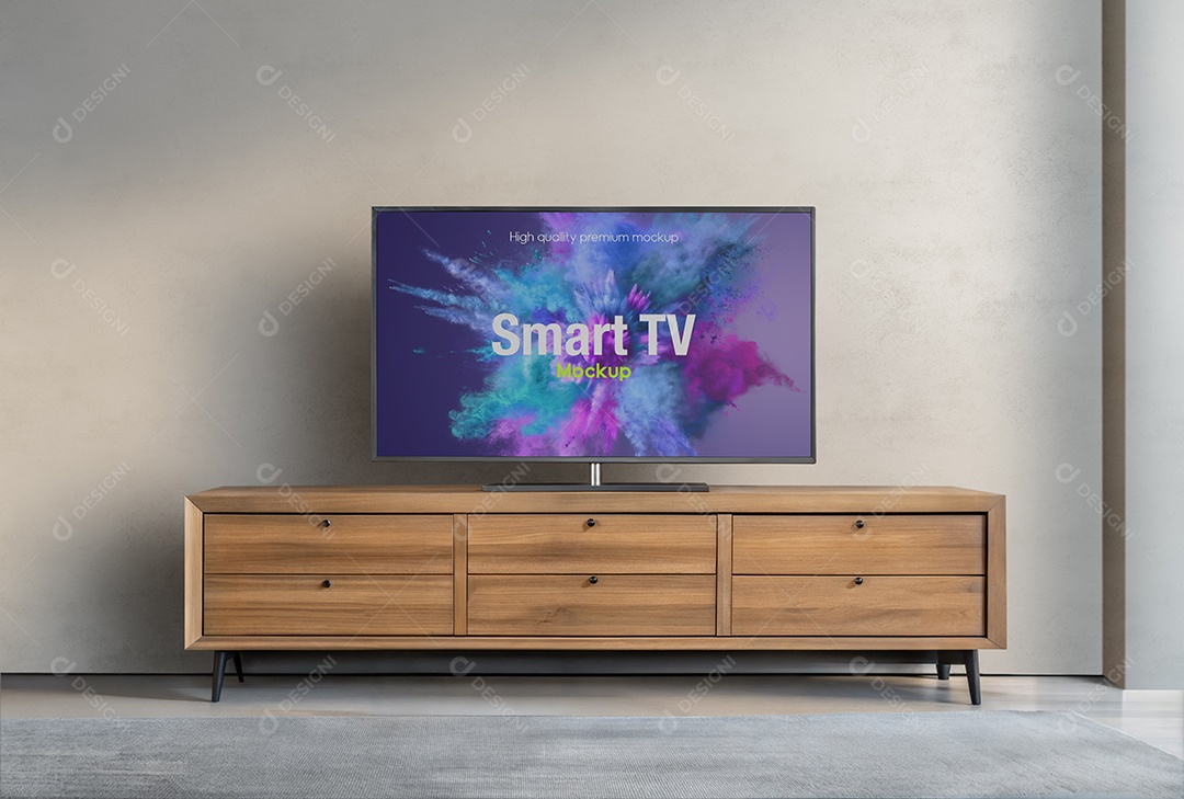Mockup Televisão Smart PSD Editável
