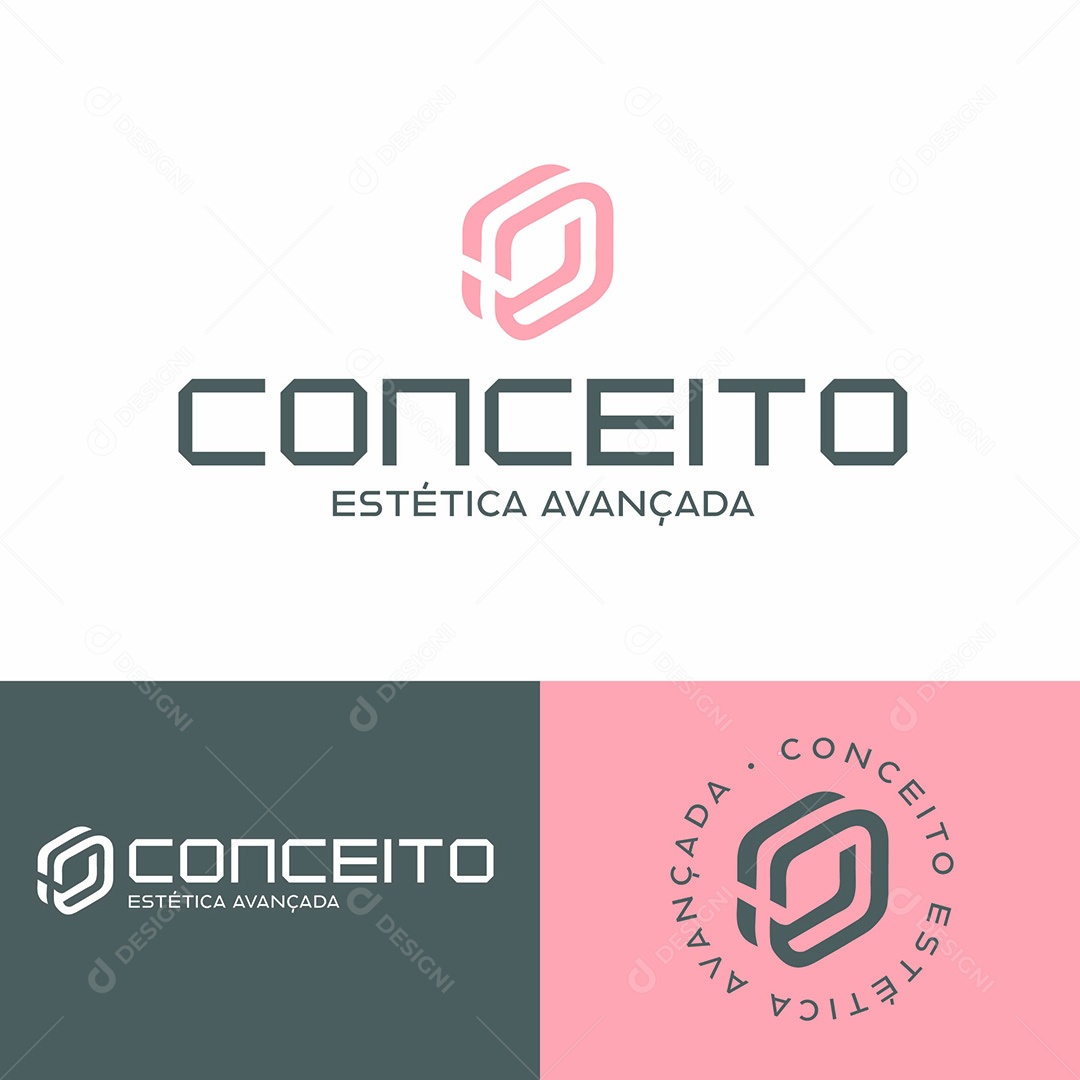 Modelo de Logo de Clinica de Estética EPS Editável
