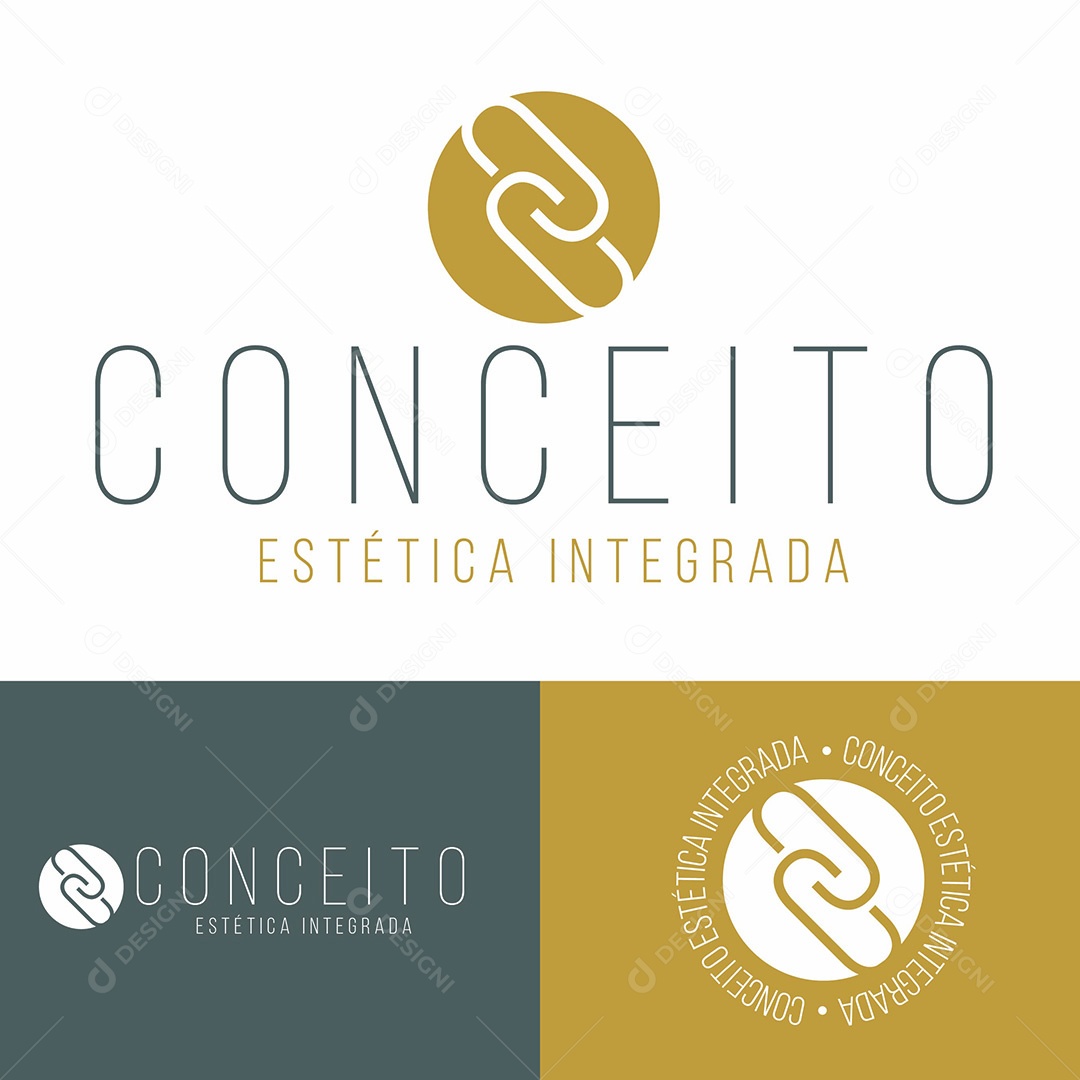 Modelo de Logo de Clinica de Estética EPS Editável