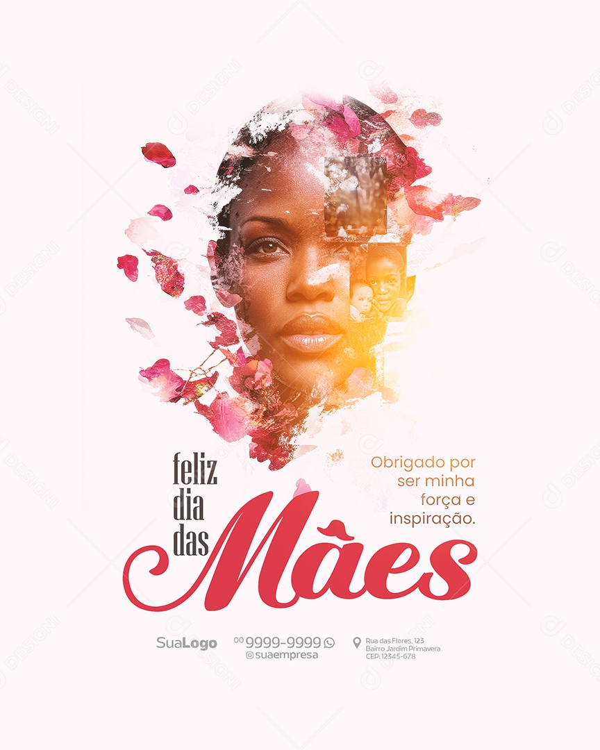 Feliz Dia das Mães 11 de Maio Meu Maior Tesouro Social Media PSD Editável