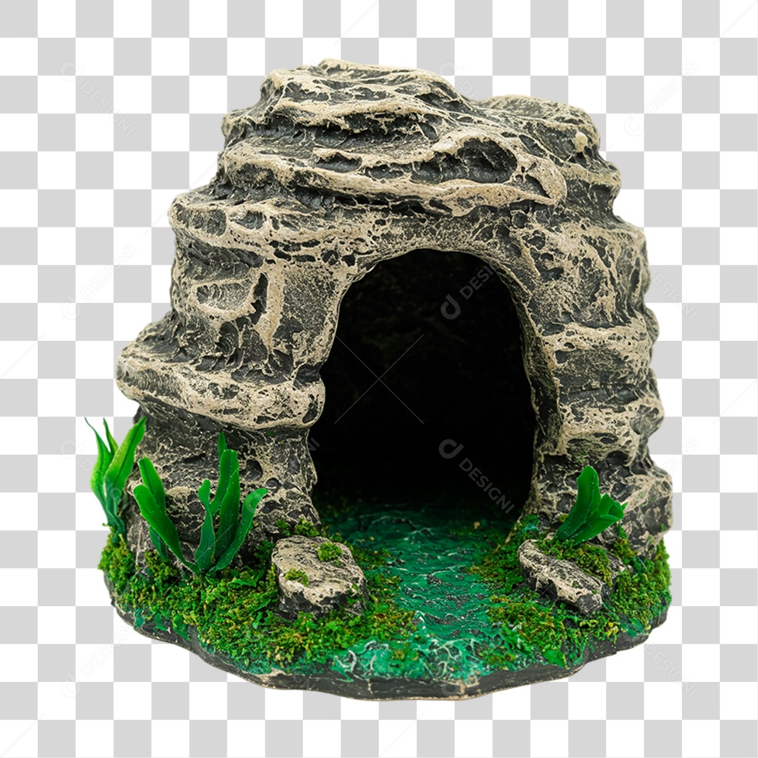 Toca Grutas de Enfeite PNG Transparente