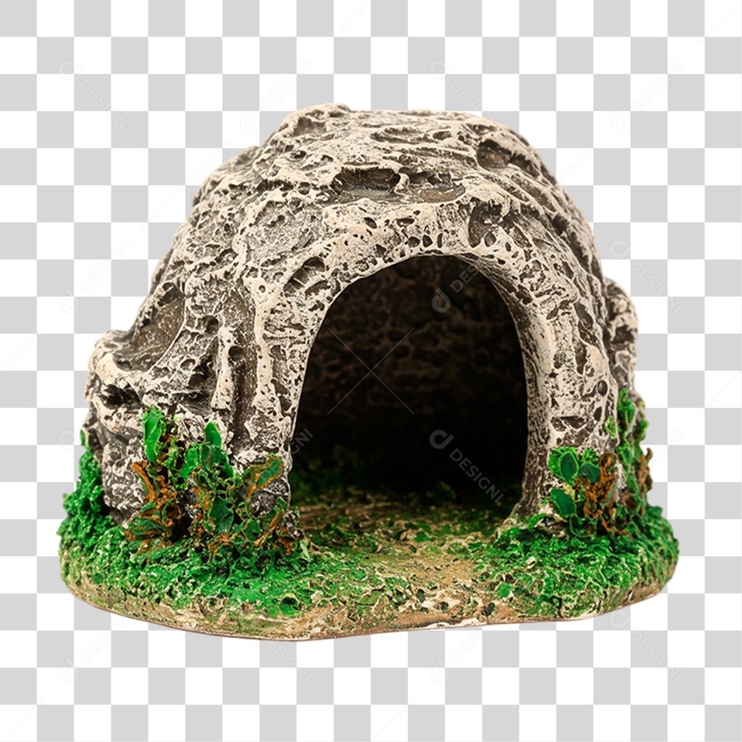 Toca Grutas de Enfeite PNG Transparente
