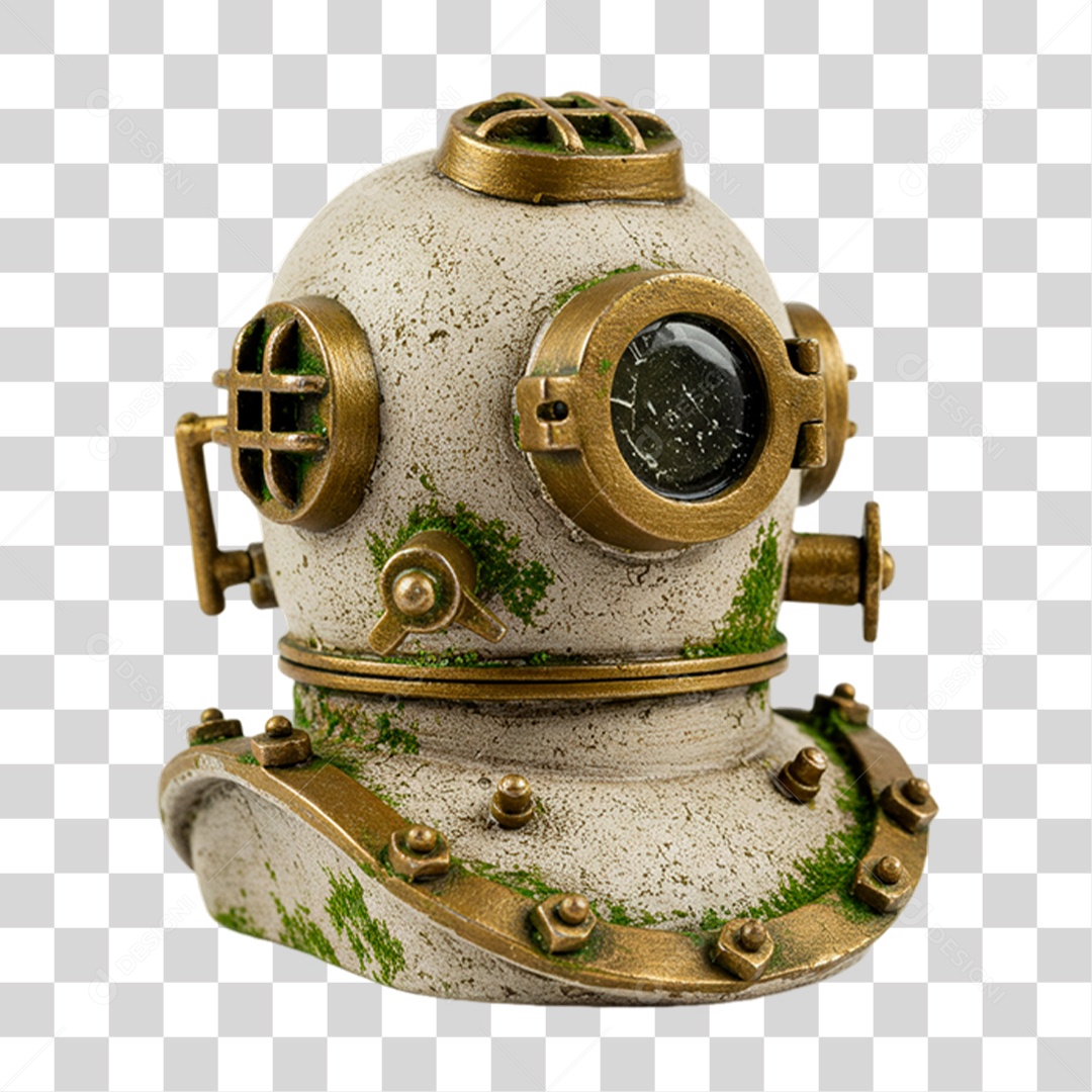 Capacete de Mergulho PNG Transparente