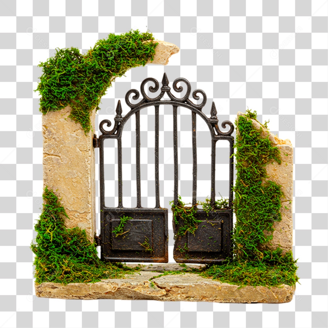 Portão Moldura de Enfeite PNG Transparente