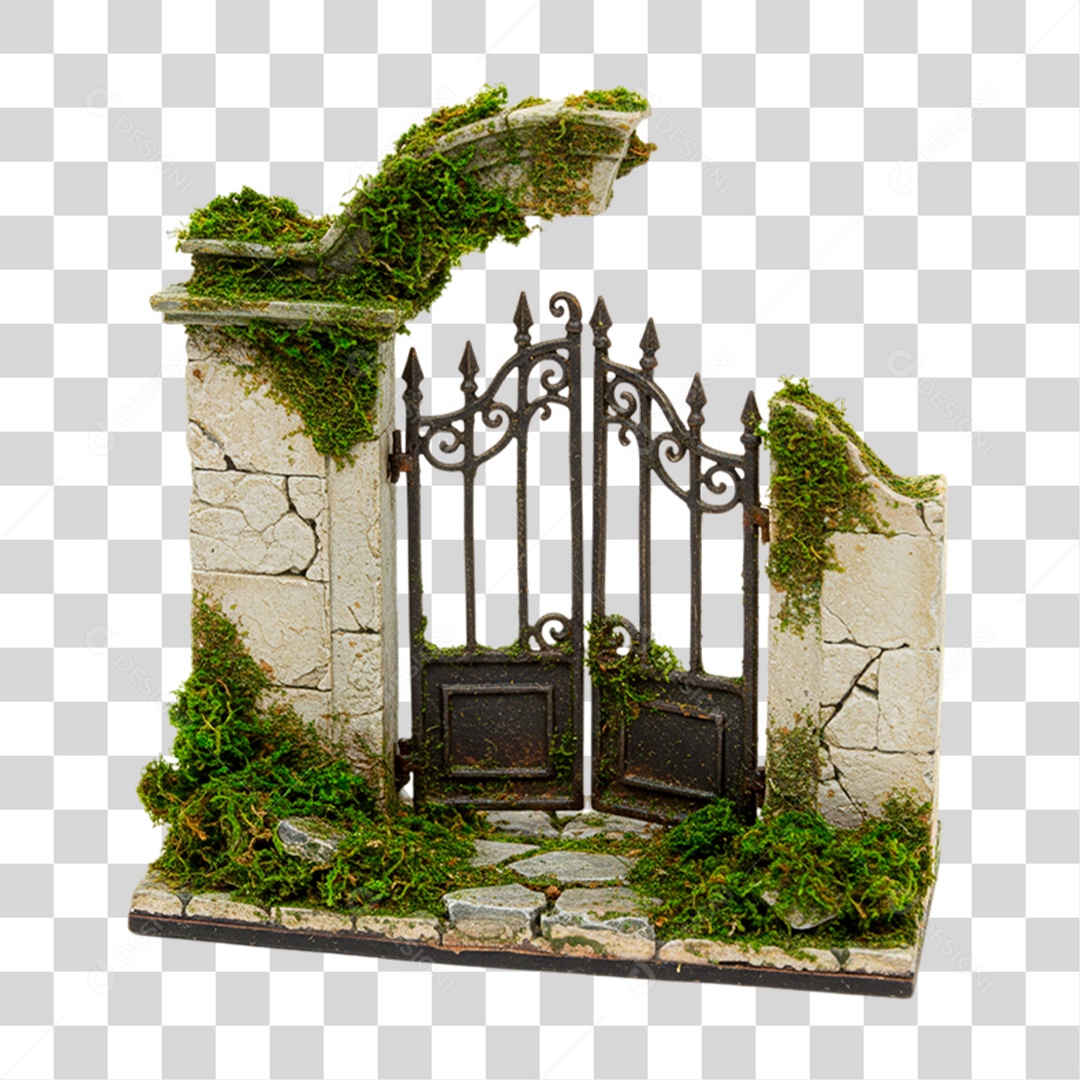 Portão Moldura de Enfeite PNG Transparente