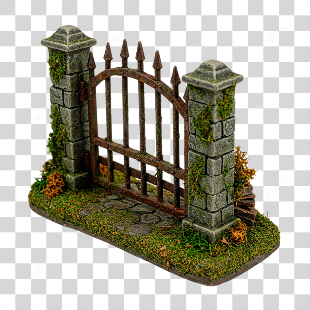 Portão Moldura de Enfeite PNG Transparente