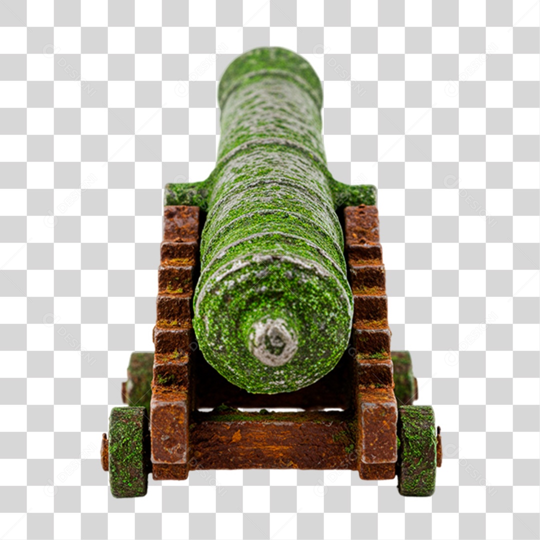 Canhão de Enfeite PNG Transparente