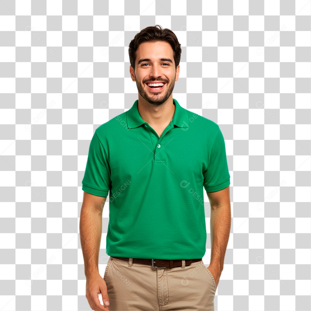 Homem Sorrindo PNG Transparente