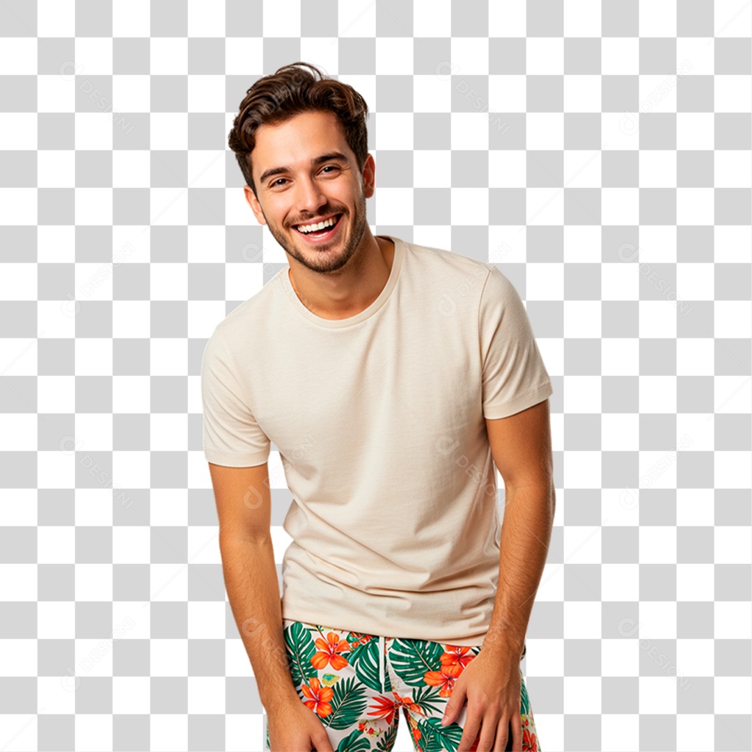 Homem Sorrindo PNG Transparente