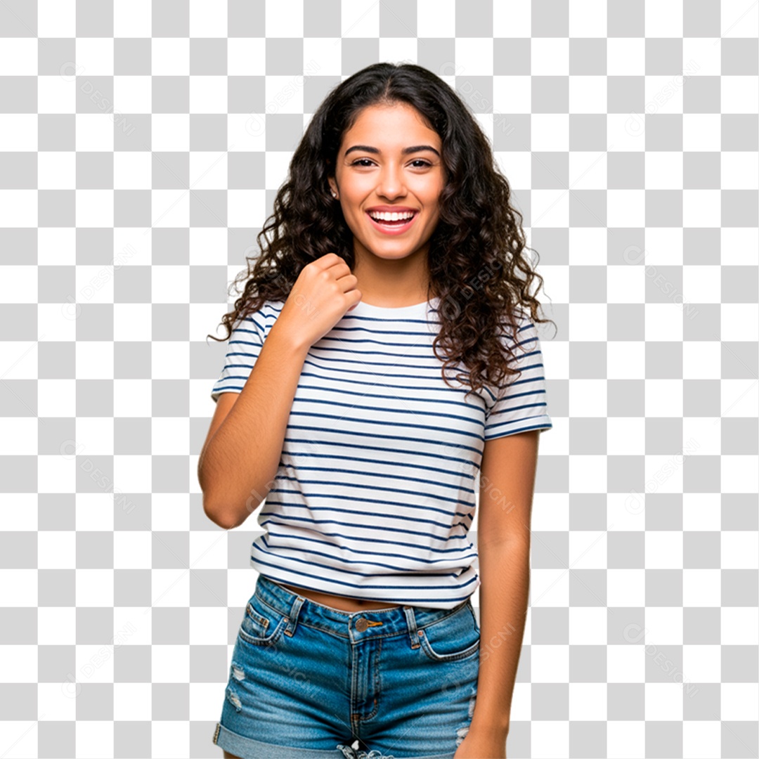 Mulher Sorrindo PNG Transparente