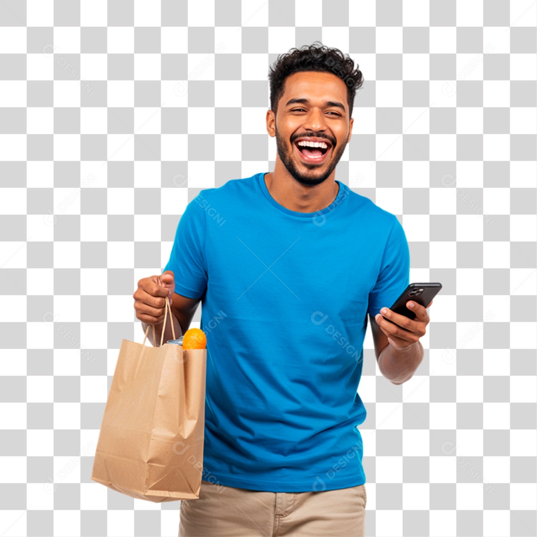 Homem Sorrindo PNG Transparente