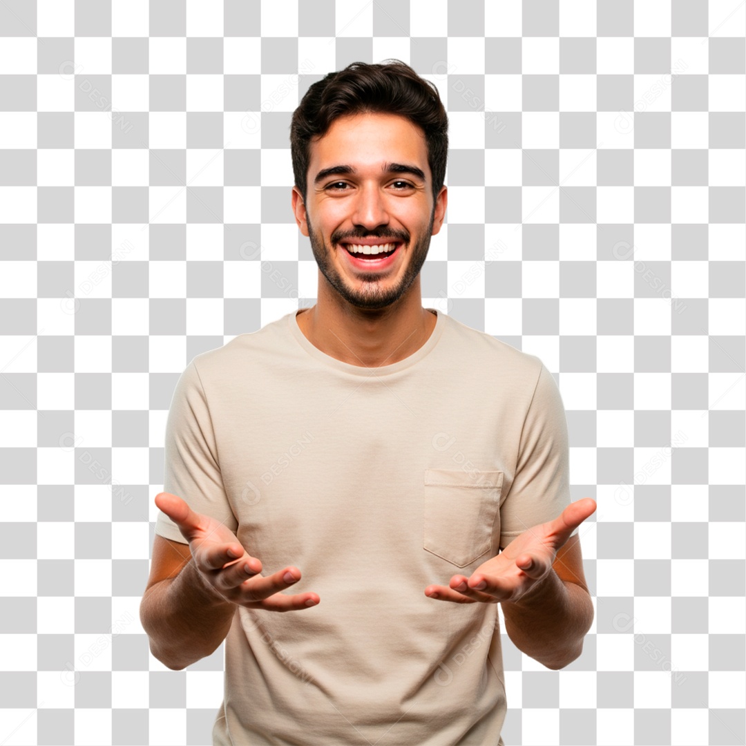Homem Sorrindo PNG Transparente