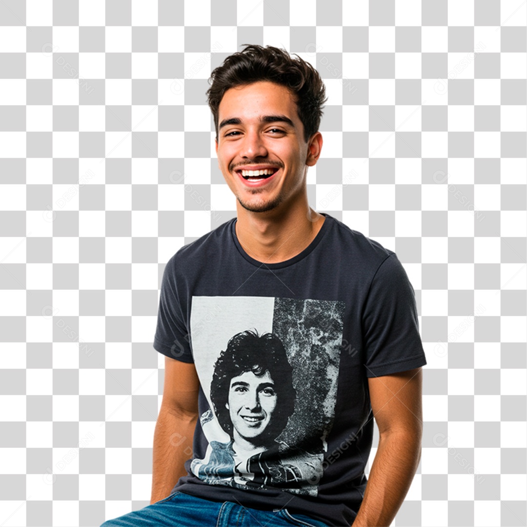 Homem Sorrindo PNG Transparente