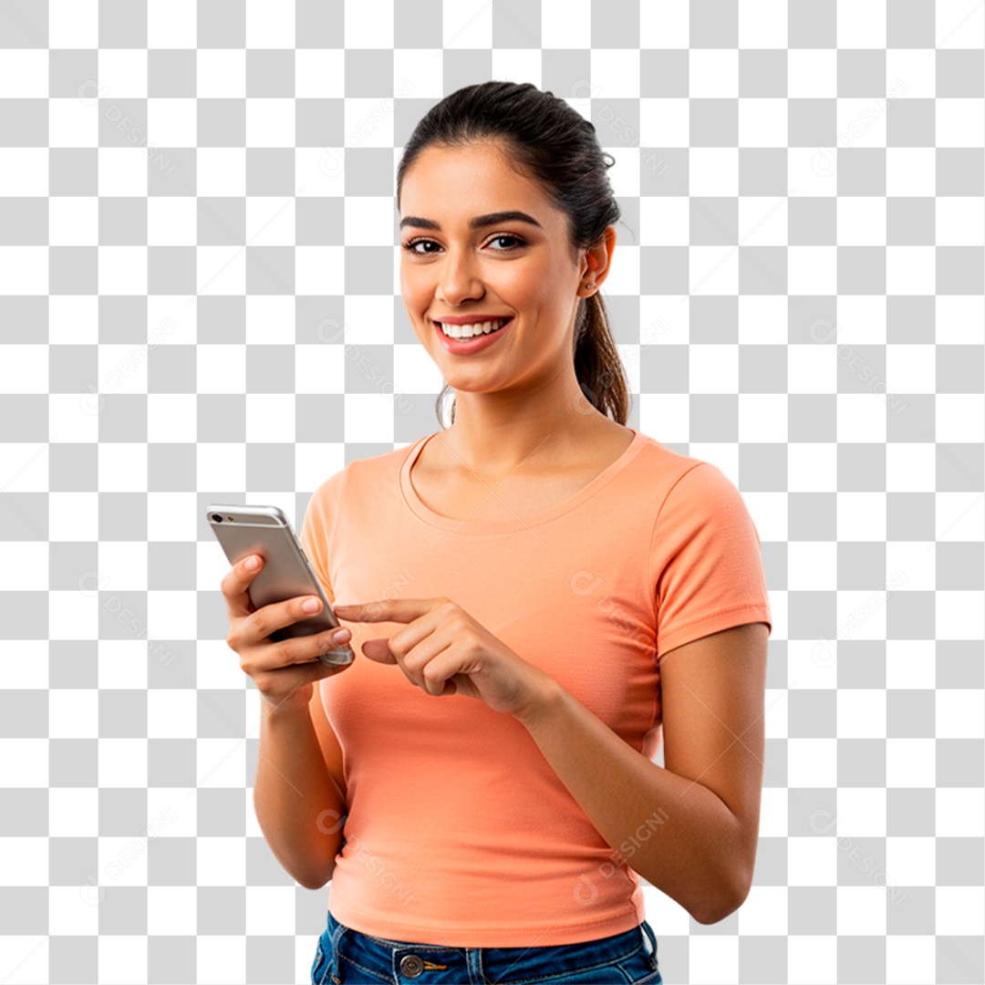 Mulher Sorrindo PNG Transparente