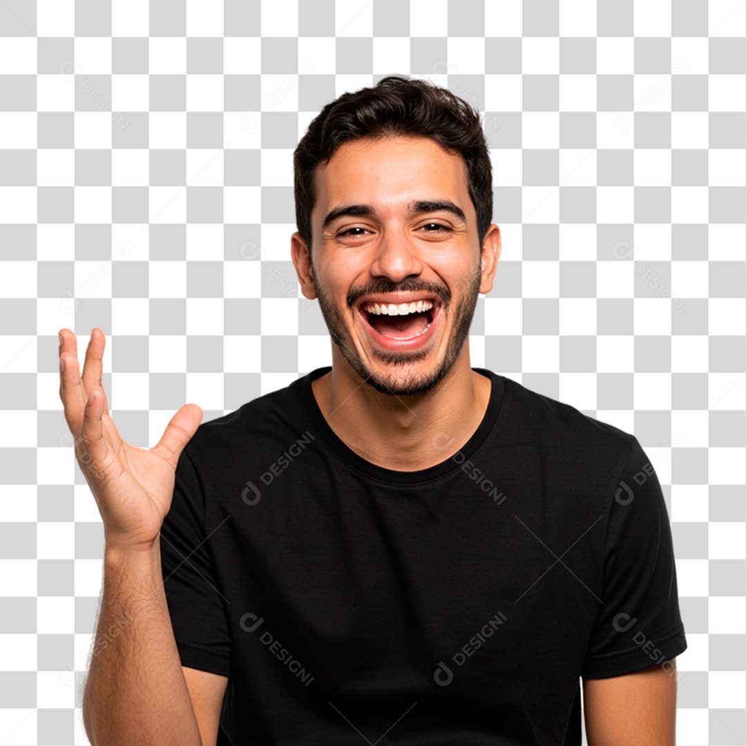 Homem Sorrindo PNG Transparente