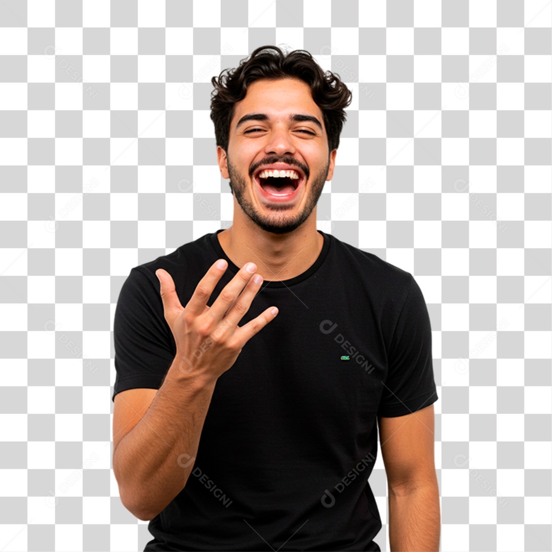 Homem Sorrindo PNG Transparente