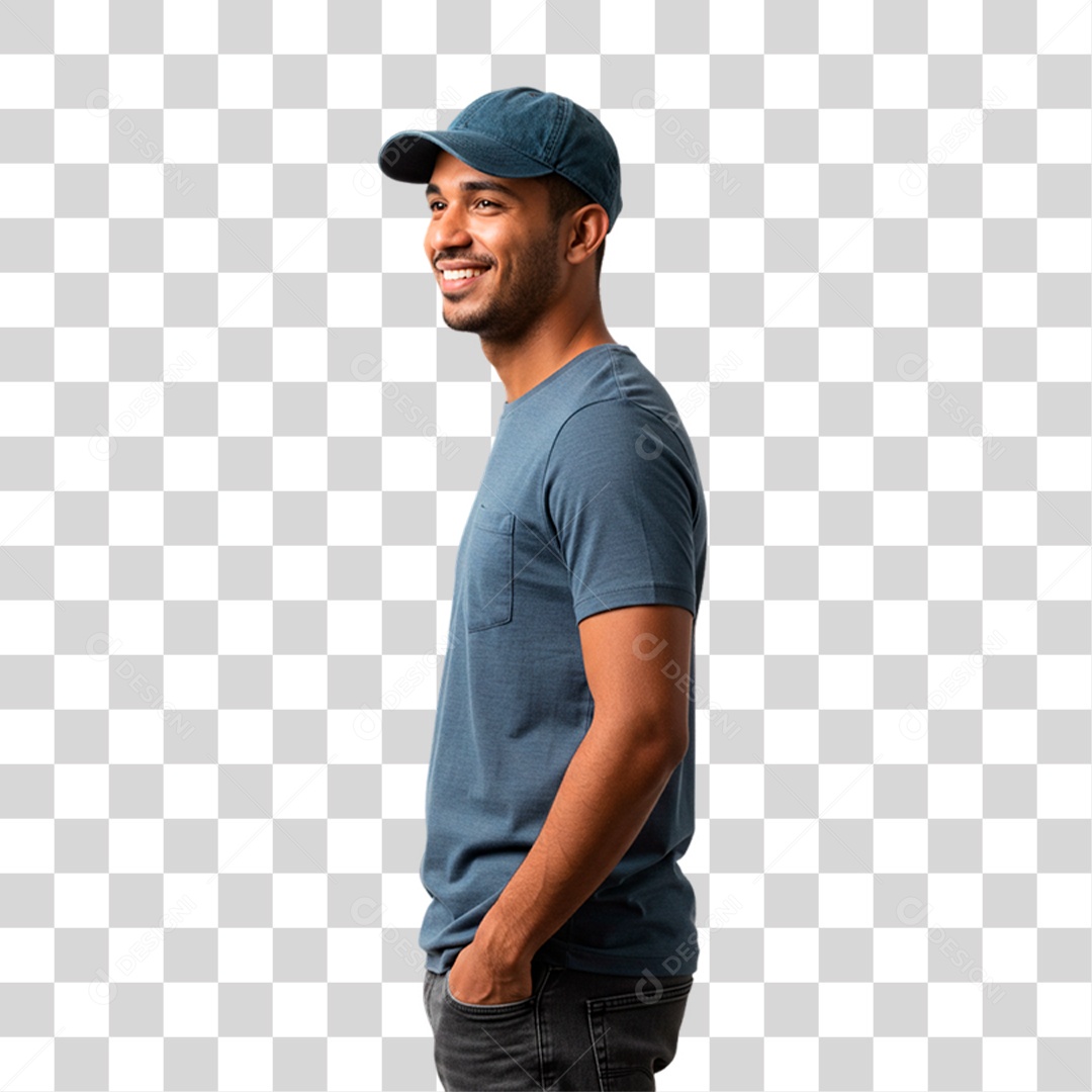 Homem Sorrindo PNG Transparente