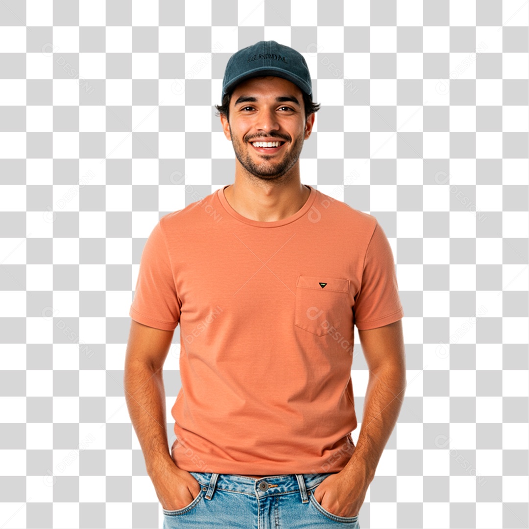 Homem Sorrindo PNG Transparente