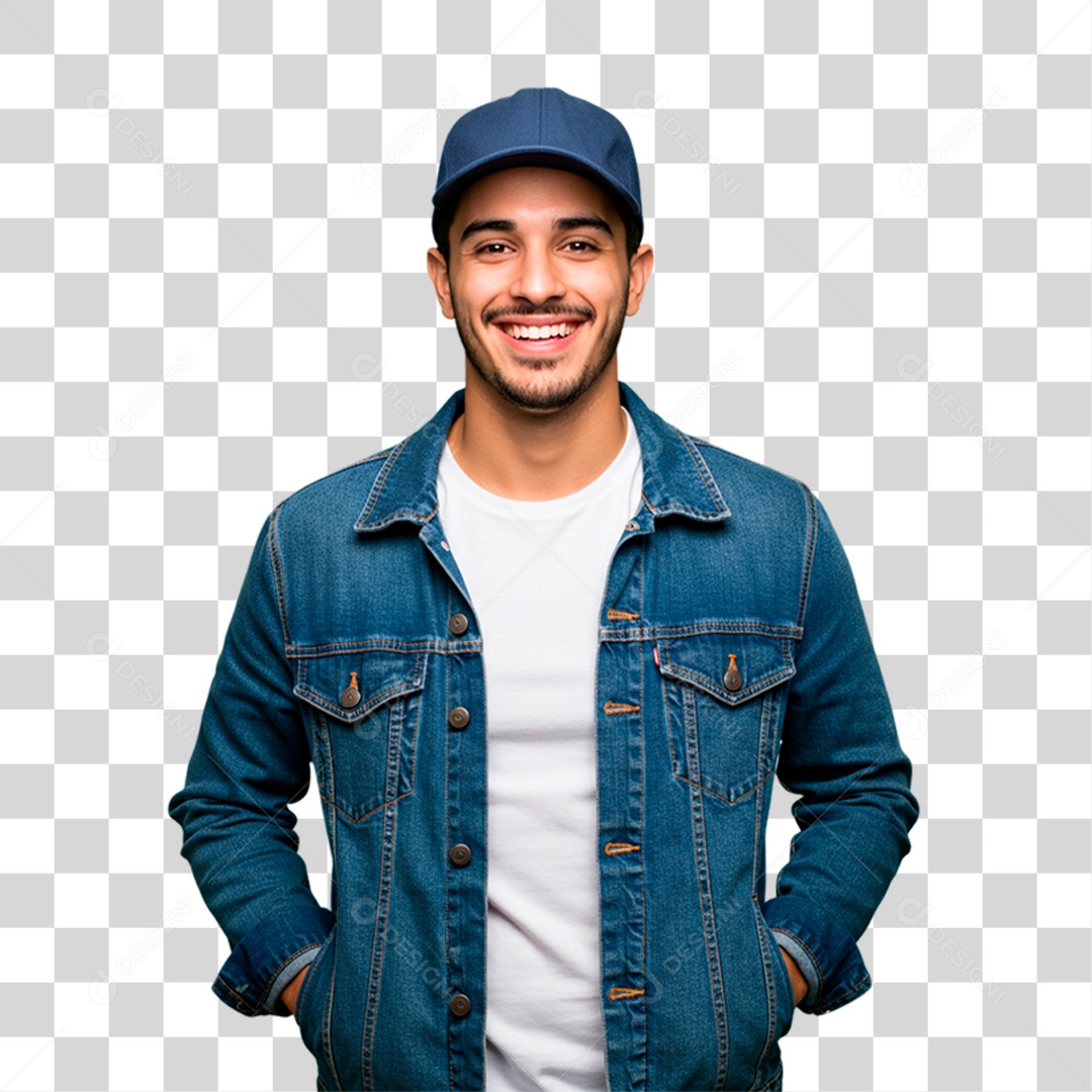 Homem Sorrindo PNG Transparente