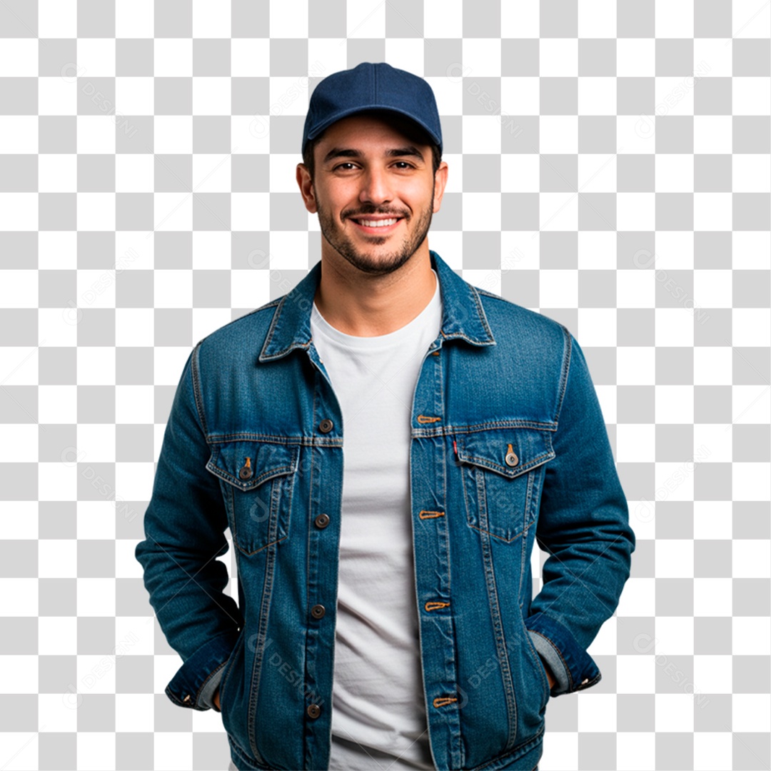 Homem Sorrindo PNG Transparente