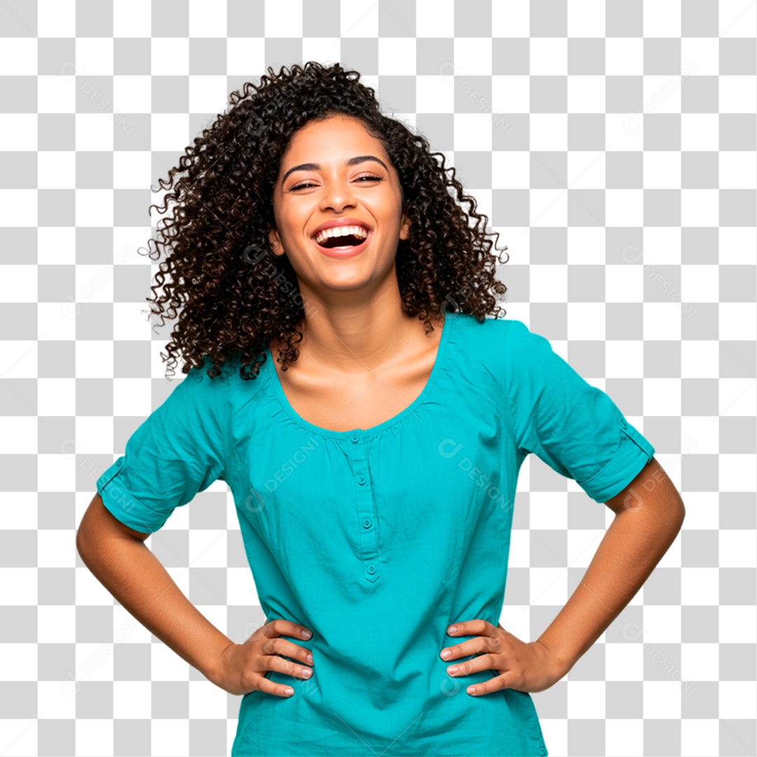 Mulher Sorrindo PNG Transparente