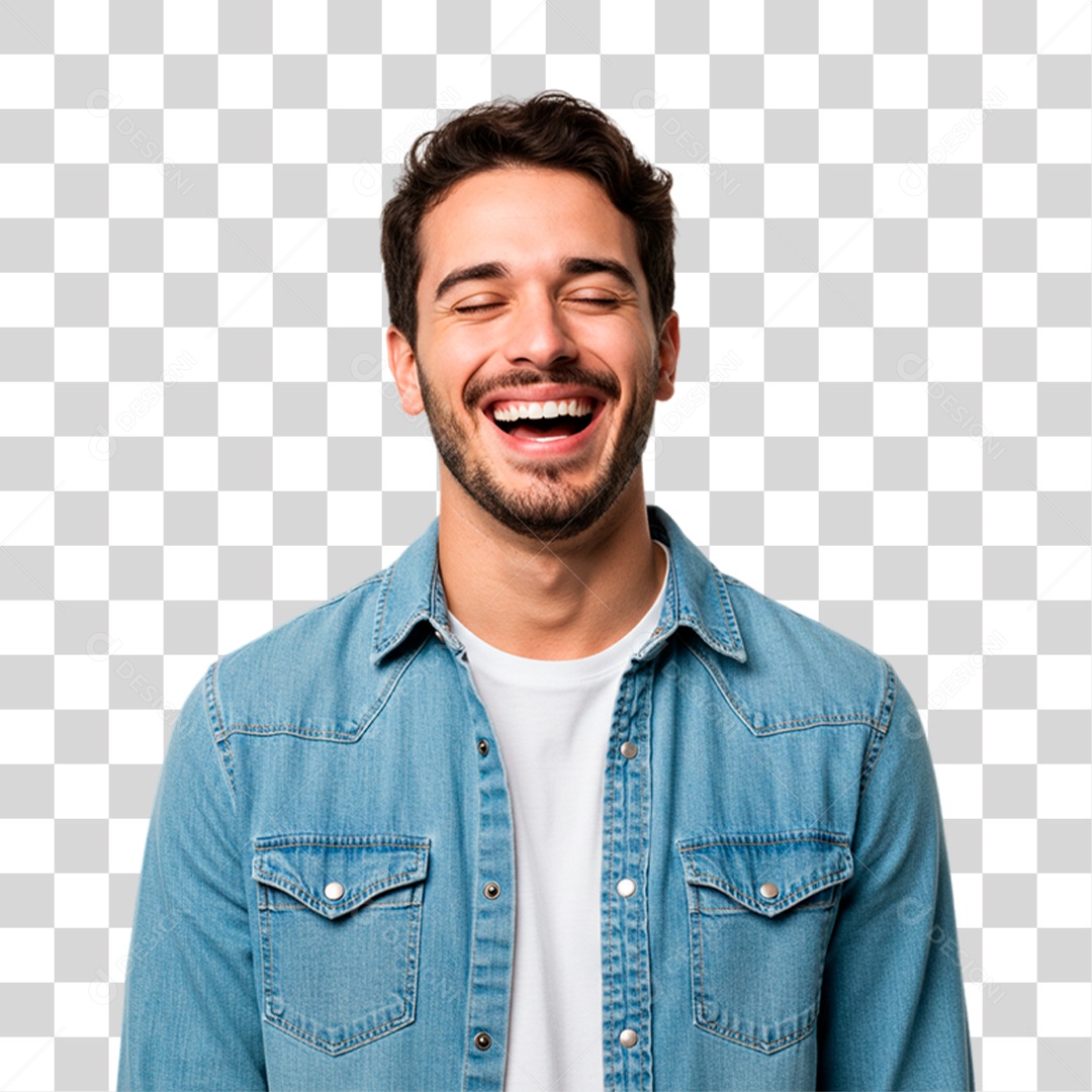 Homem Sorrindo PNG Transparente