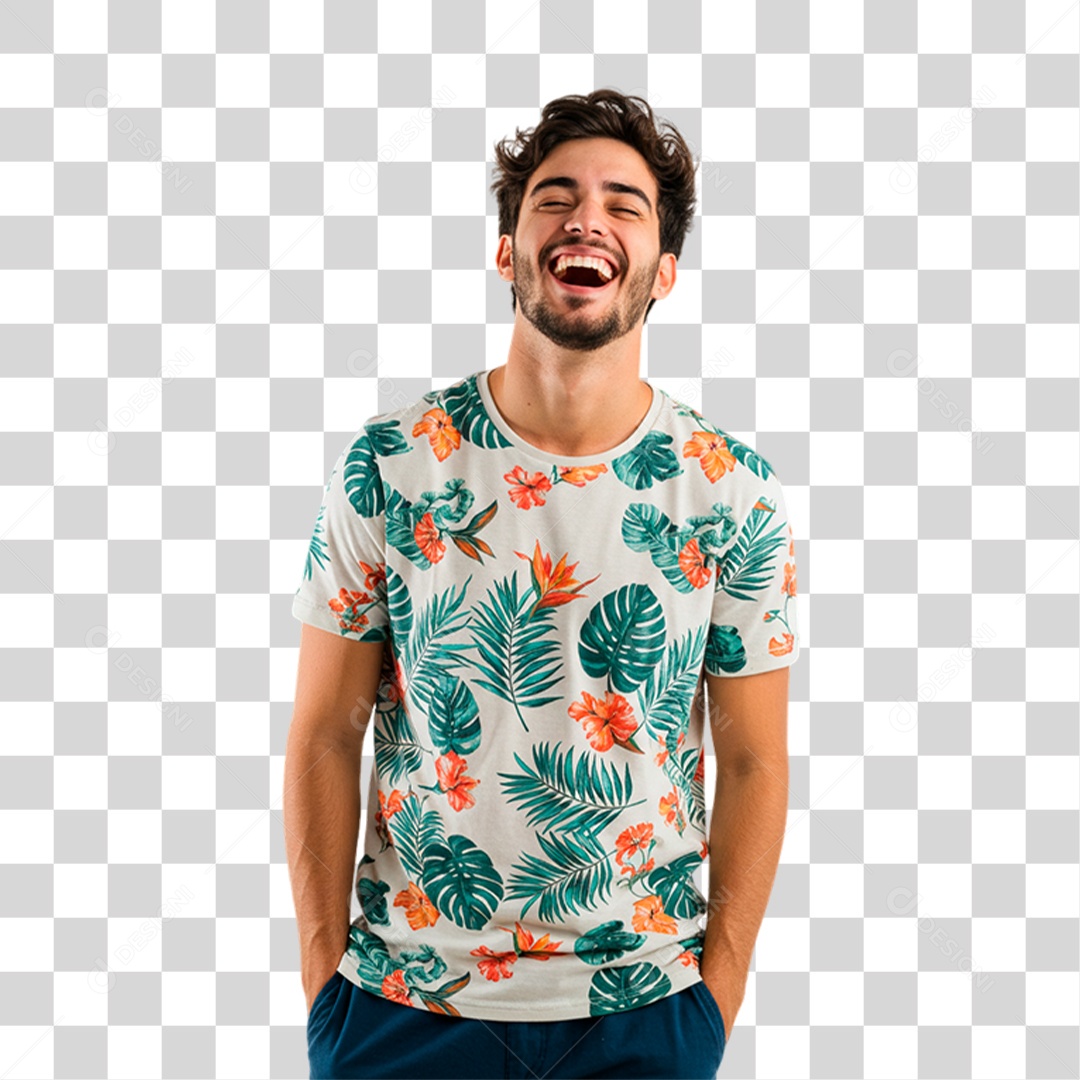 Homem Sorrindo PNG Transparente