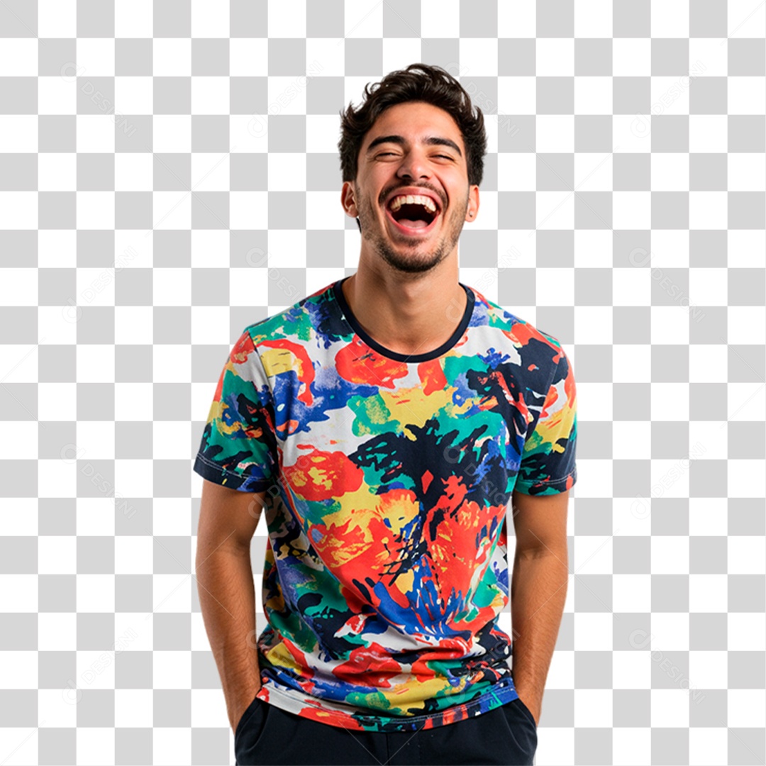 Homem Sorrindo PNG Transparente