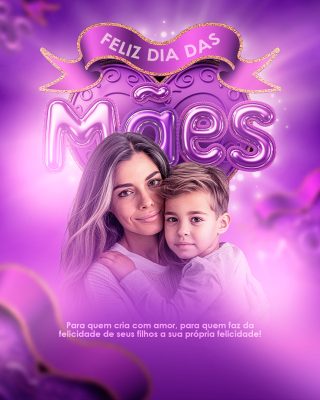 Feliz Dia das Mães 11 de Maio Social Media PSD Editável