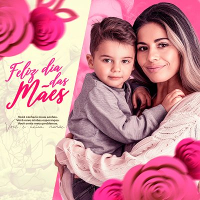 Feliz Dia das Mães 11 de Maio Social Media PSD Editável