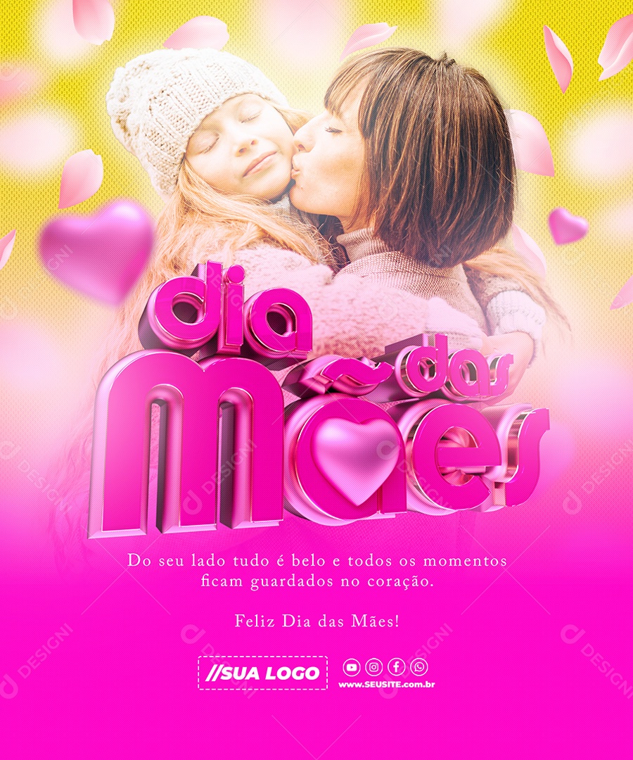 Dia Das Mães Social Media PSD Editável