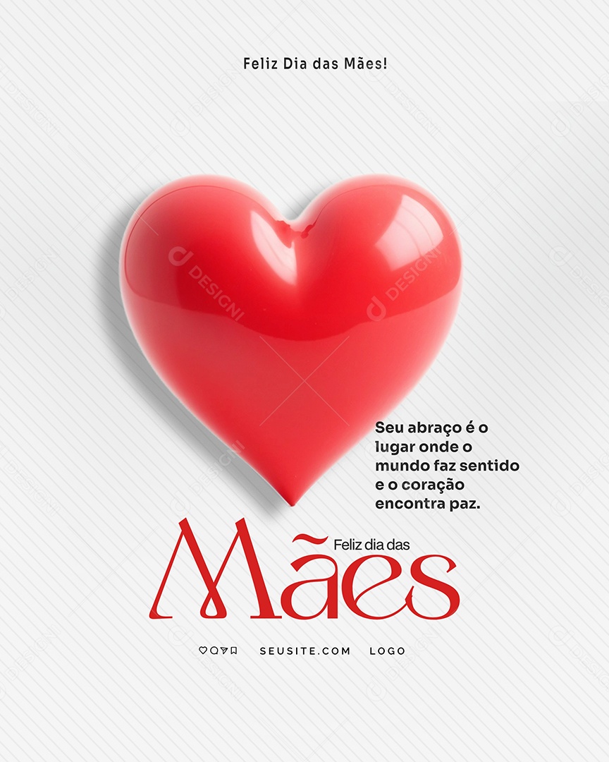Feliz Dia das Mães 11 de Maio Social Media PSD Editável