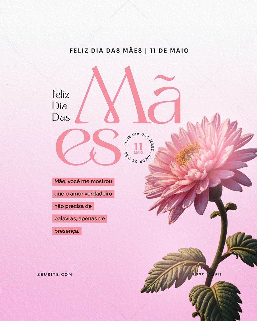 Feliz Dia das Mães 11 de Maio Social Media PSD Editável