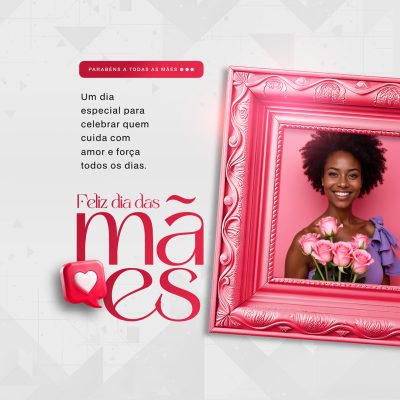 Feliz Dia das Mães 11 de Maio Social Media PSD Editável