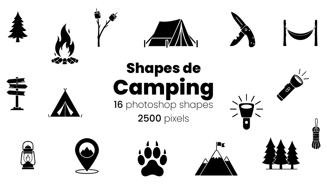 Camping Acampamento Shapes CSH