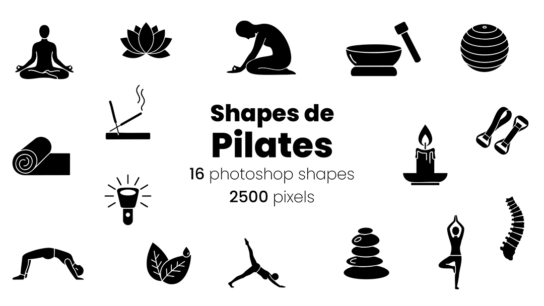 Ícones Pilates Shapes CSH