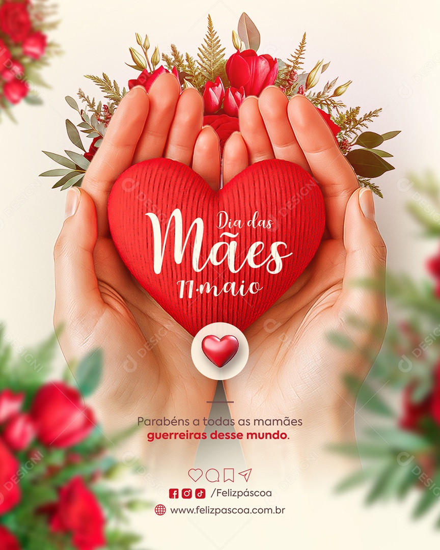 Dia Das Mães Social Media PSD Editável