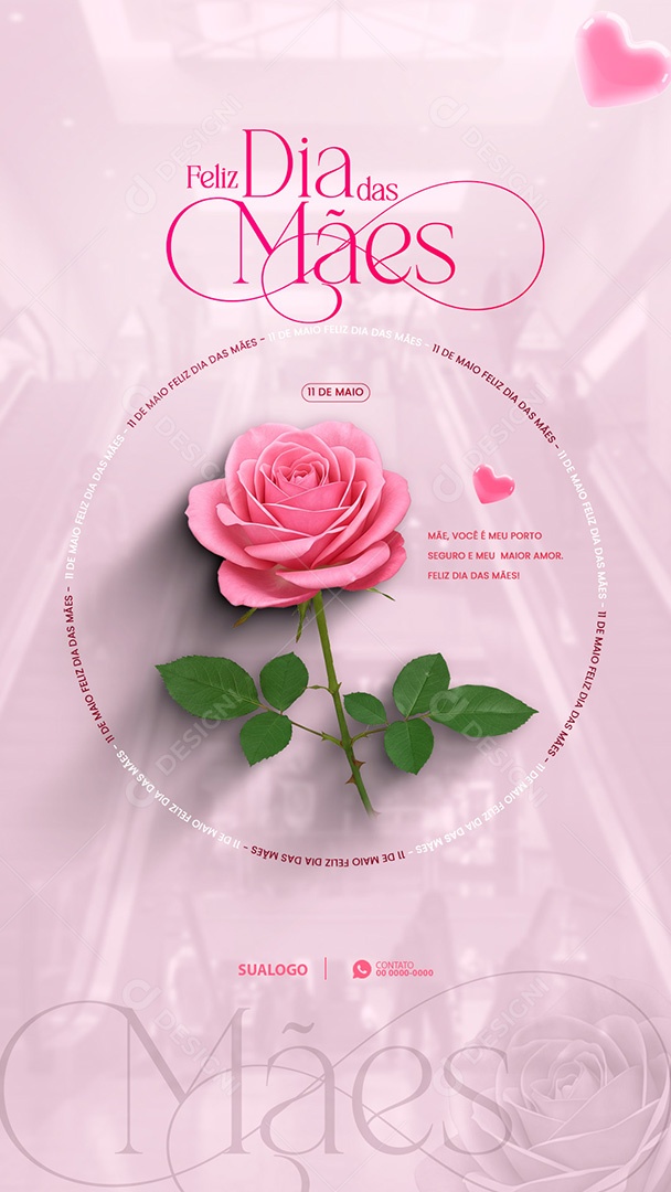 11 de Maio Feliz Dia das Mães Social Media PSD Editável