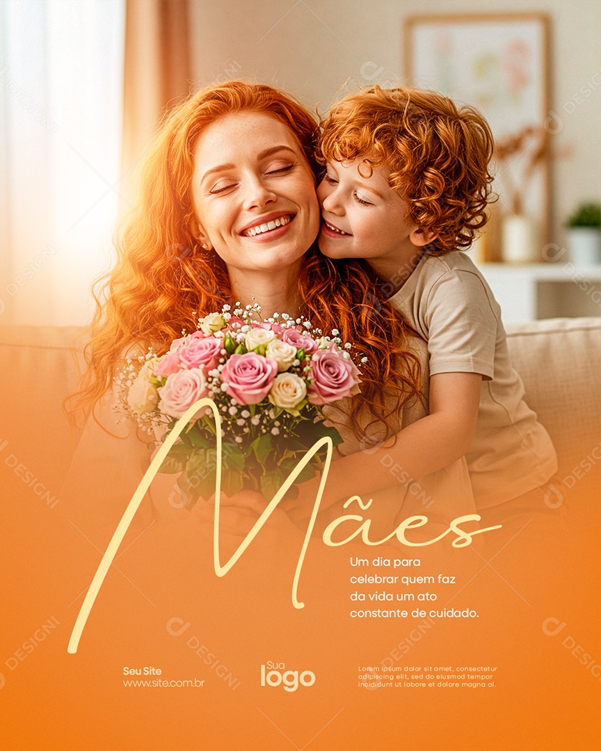 Feliz Dia Das Mães Social Media PSD Editável