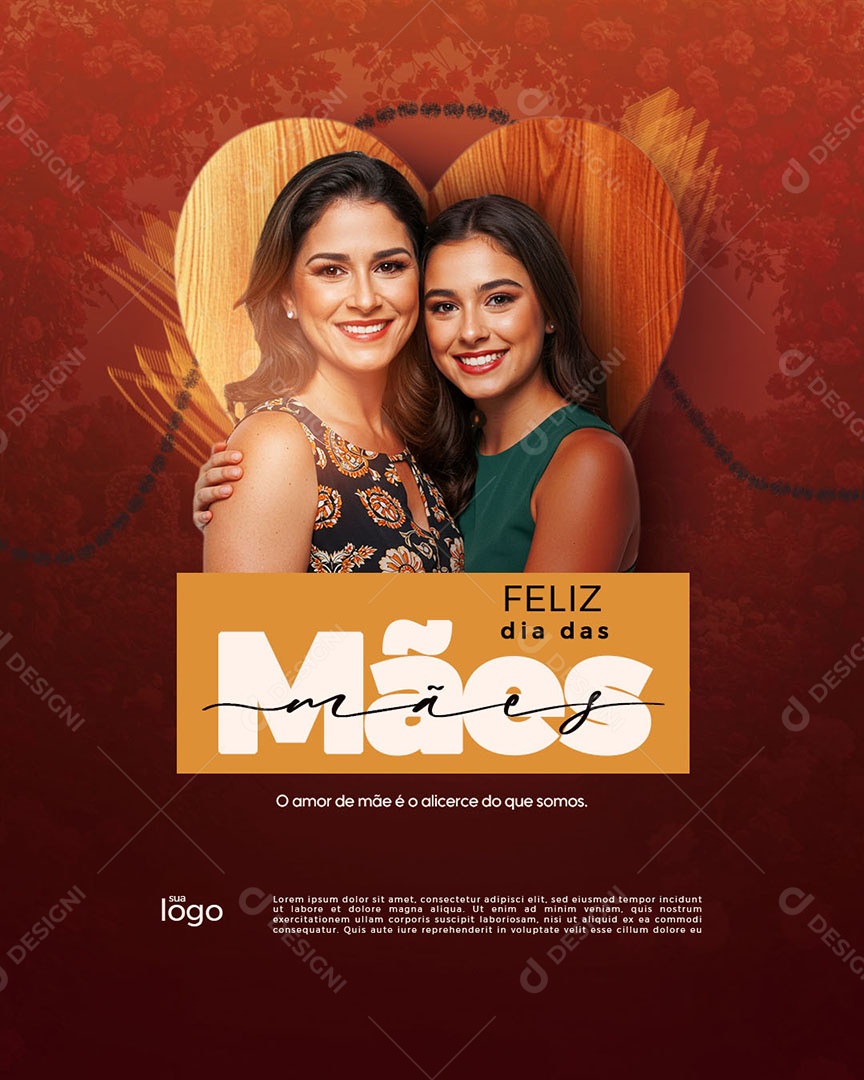 Feliz Dia das Mães 11 de Maio Social Media PSD Editável